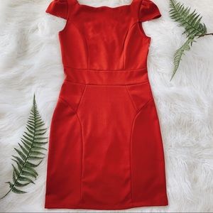 Gorgeous red scallop edge ASOS dress